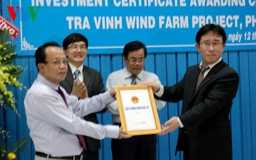 Trà Vinh hoàn thành các thủ tục khởi công dự án điện gió trị giá 2.400 tỷ đồng  - ảnh 1